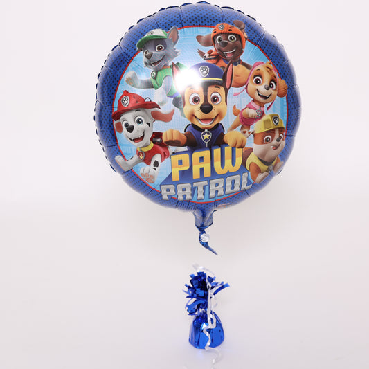 Paw Patrol Round Happy Birthday Balloon, 18in